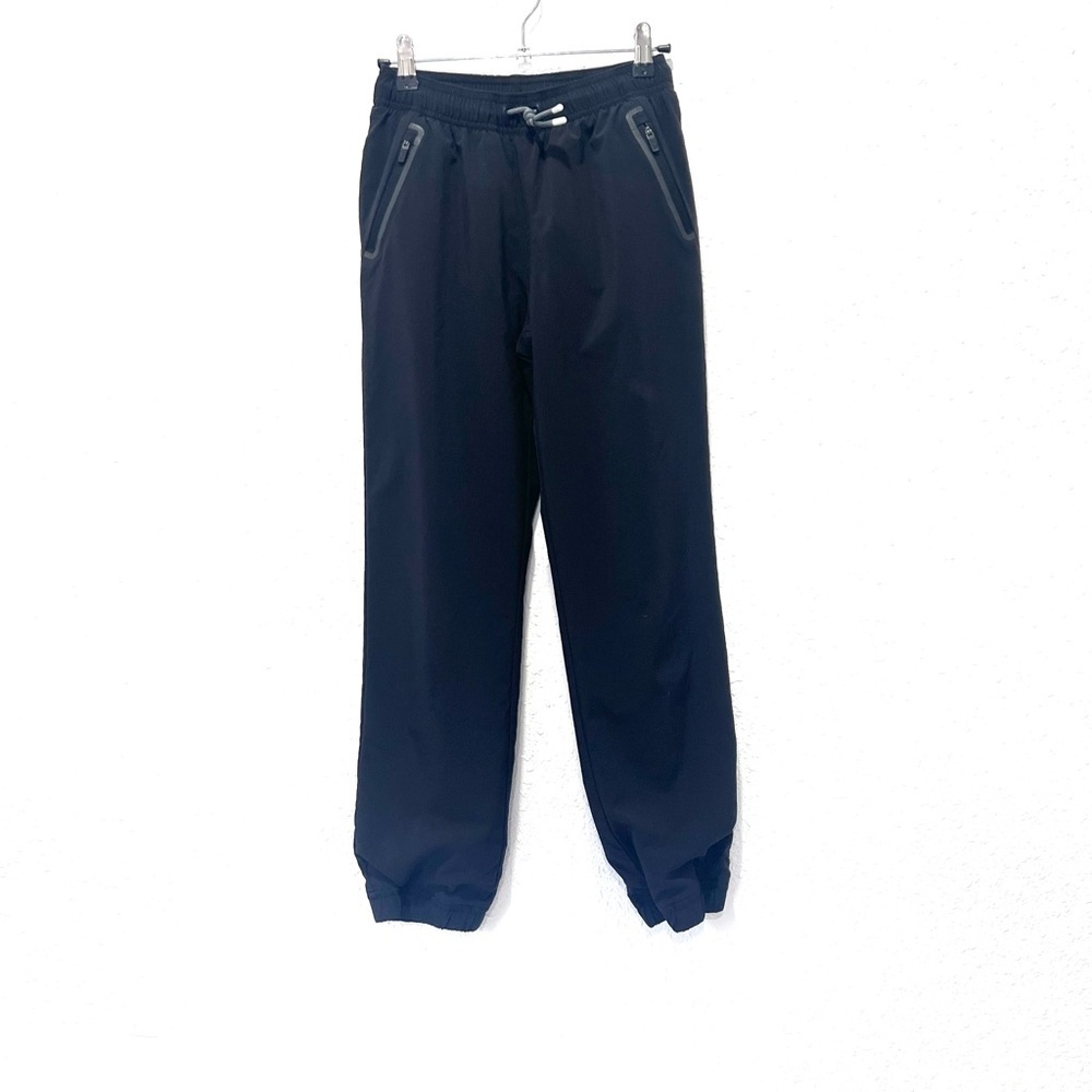 Athleta girl Black Joggers Relaxed‎ Fit Elastic Waistband 12